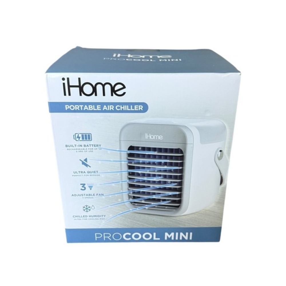 NEW iHome ProCool Mini Portable Air Chiller Personal Space Cooler
